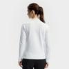 Fila Ski Series Fleece Warm Fashion Slim Simple Casual Sports Long Sleeve T-Shirt Women Tops Jade-White A11W546204FWT