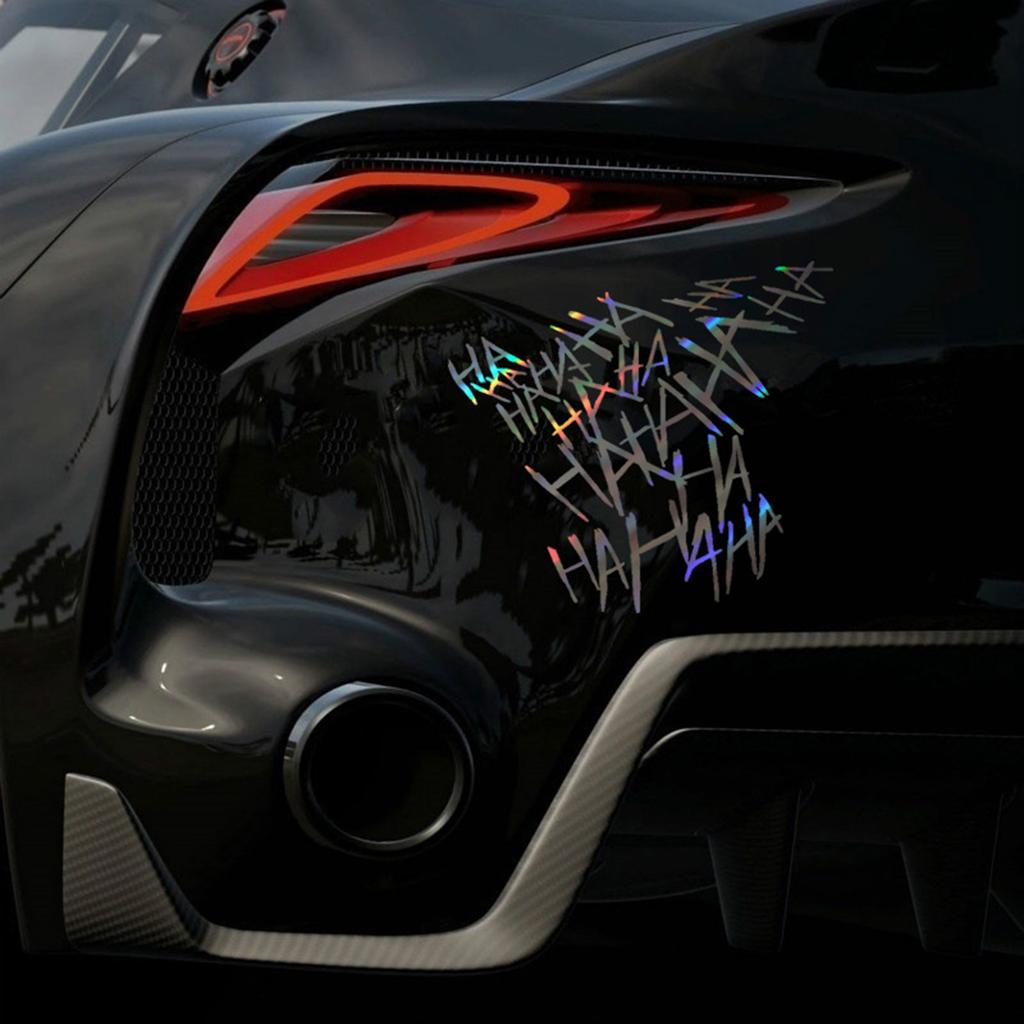 HAHAHA Наклейка на шлем Роман Джокер Хахаха Наклейки Смешные граффити Наклейка на автомобиль Водонепроницаемые наклейки для бутылок с водой