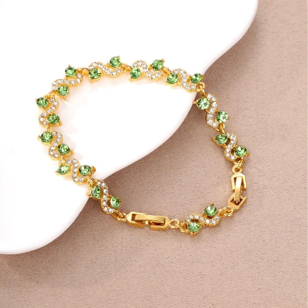 Sparkling Stones Women Bracelet Shining Zircon Bracelet Rhinestone Bracelet Wedding Jewelry