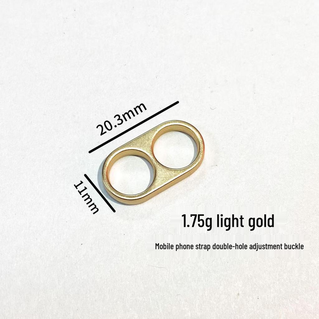 Золотая Пряжка-Собачка из Цинкового Сплава, Шнурок для Телефона - Универсальный Аксессуар-Цепочка для DIY