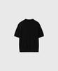 GENERALIDEA Man Temperature Cut Cool Button Collar Half Knit [Black] / Gf2Mkp013