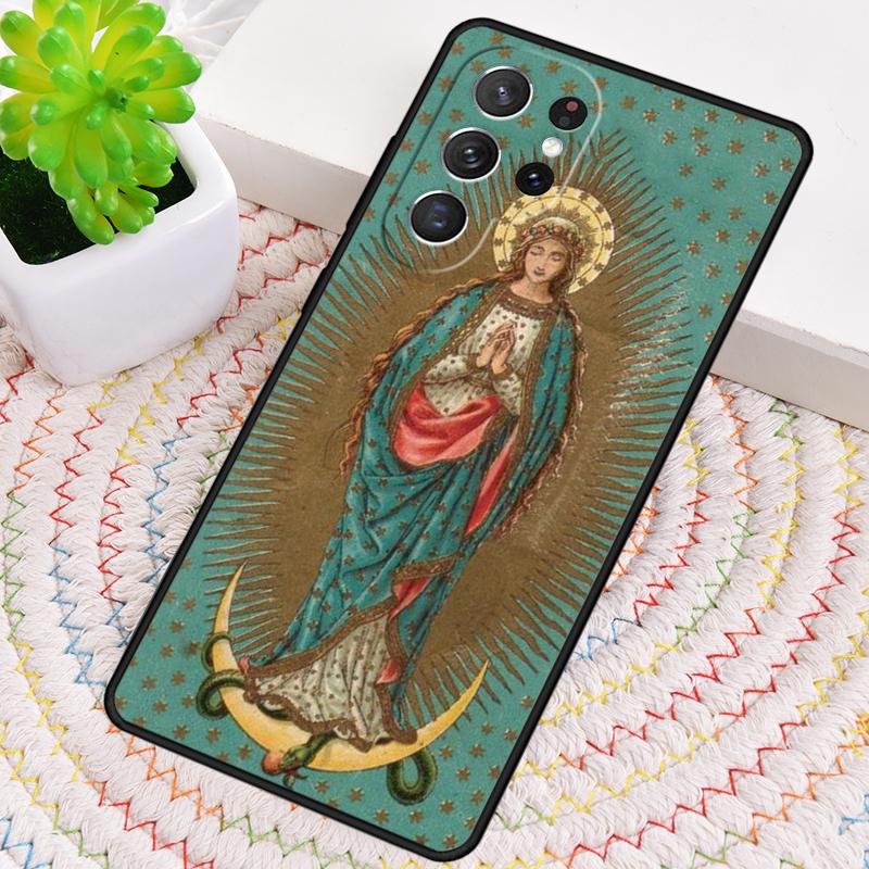 Чехол из ТПУ для телефона с принтом Девы Марии для Samsung Galaxy note 10 pro S26 S25 S24 S23 S22 Ultra Plus S21 FE S20 Ударопрочный чехол