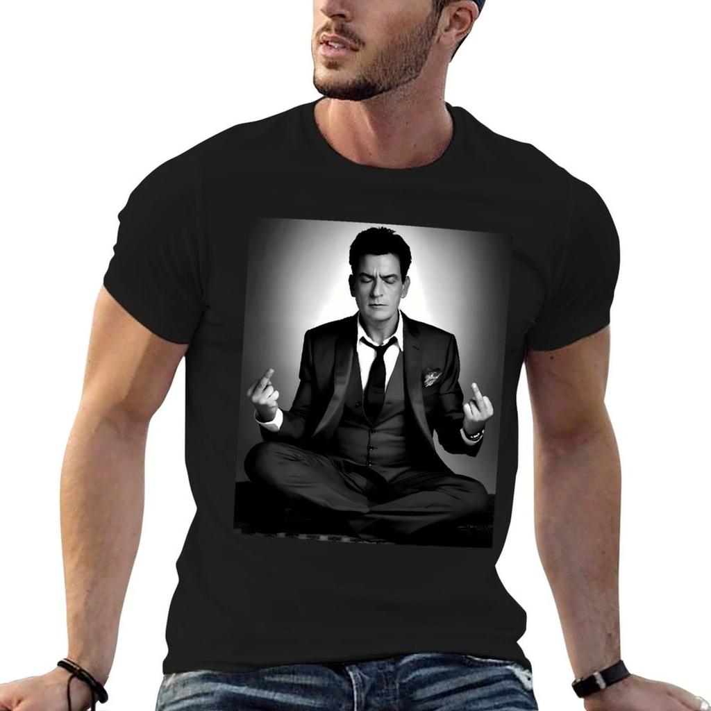 Charlie Sheen Tshirt T Shirt Unisex Designer Anime Tshirt Funny T Shirts Cotton Tshirt