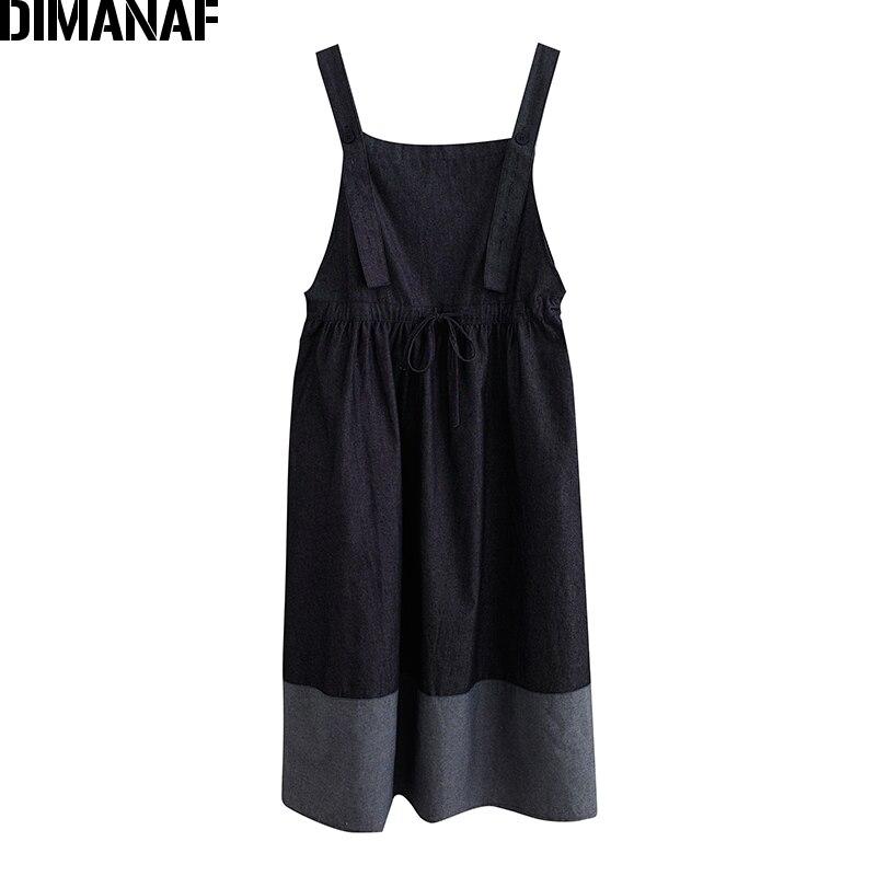 Dimanaf 2021 летнее платье больших размеров, женский винтажный джинсовый женский Vestidos, длинное платье, плиссированное черное платье без рукавов с поясом, 2021