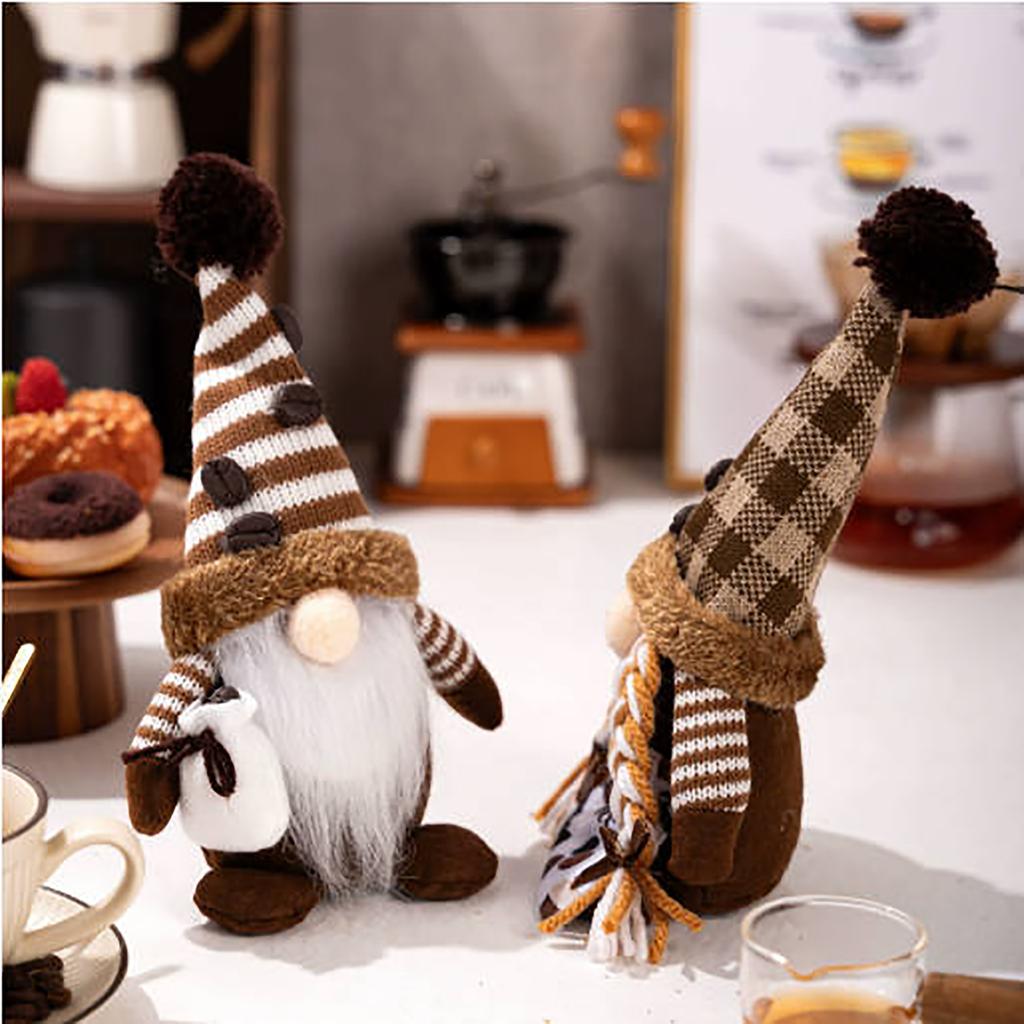 Coffee Dwarf Coffee Bar Decoration Coffee Bar Accessories Spring And Summer Dwarf Decoration