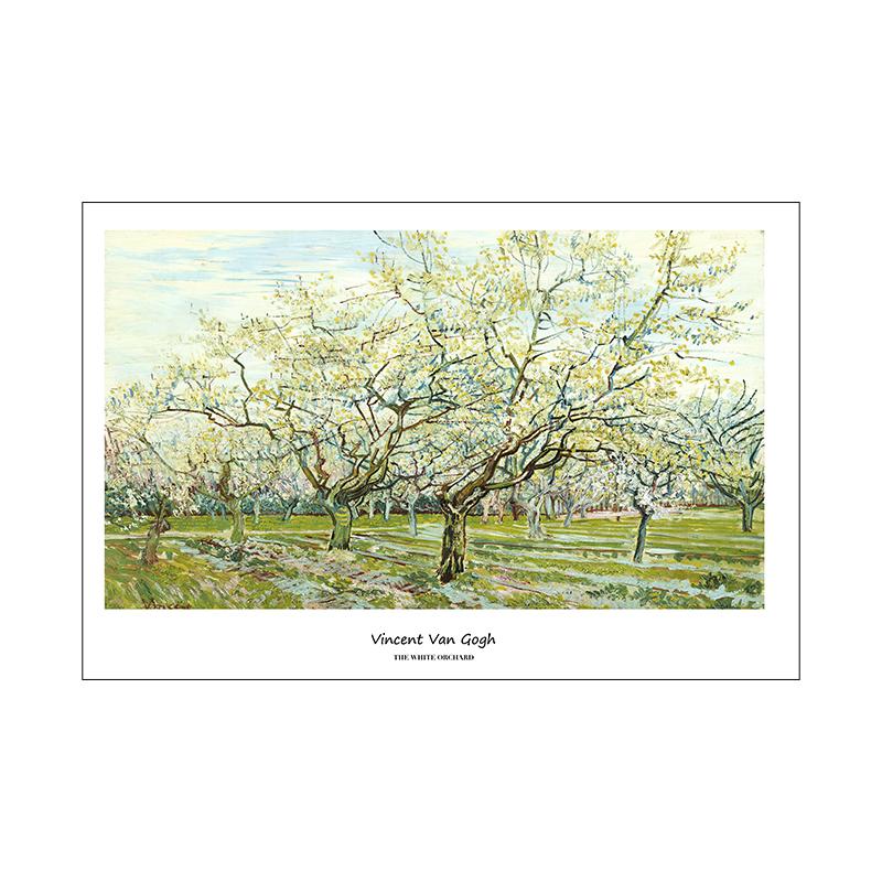Van Gogh Canvas Painting Famous Starry Night Poster Wall Art Pictures Almond Blossom Posters And Prints For Living Room Home Decor No Frame