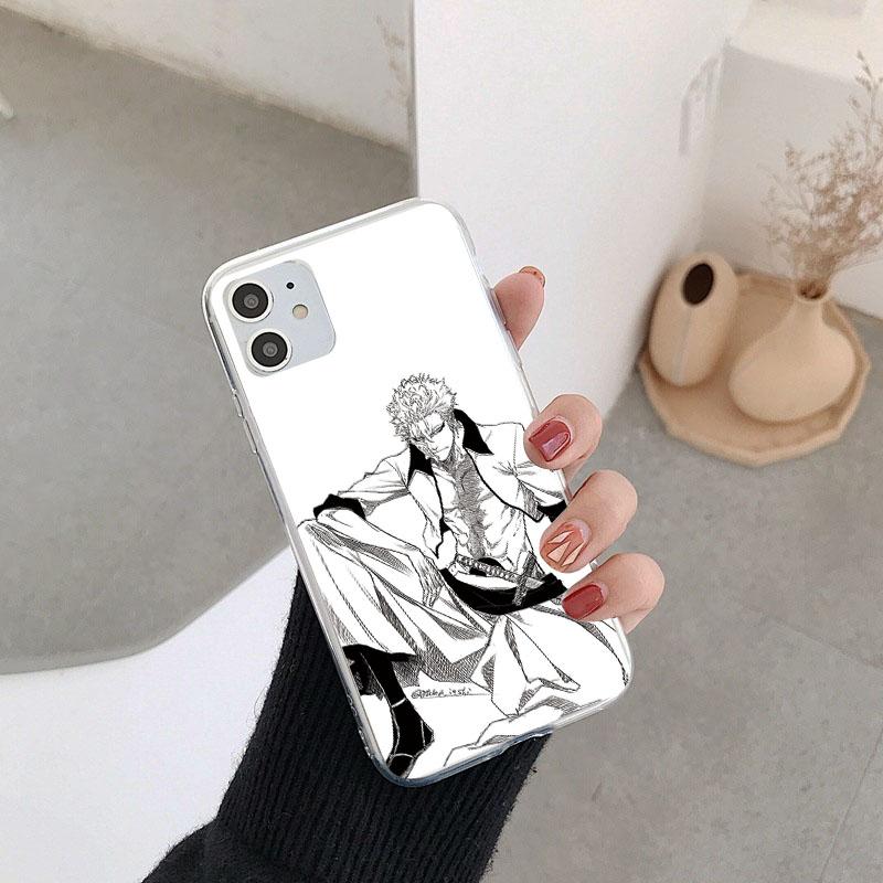 Чехол для телефона с изображением аниме «Блич» для iPhone SE 2020 SE3 2022 13 12 Mini 11 Pro 7 8 5 6 6S Plus X XR XS Max, силиконовый прозрачный чехол из ТПУ