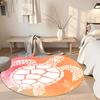 Sea Turtle Round Floor Mat Design for Balcony Kitchen Bedrooms Foyer Anti-slip Round Rug Anime Office Decor