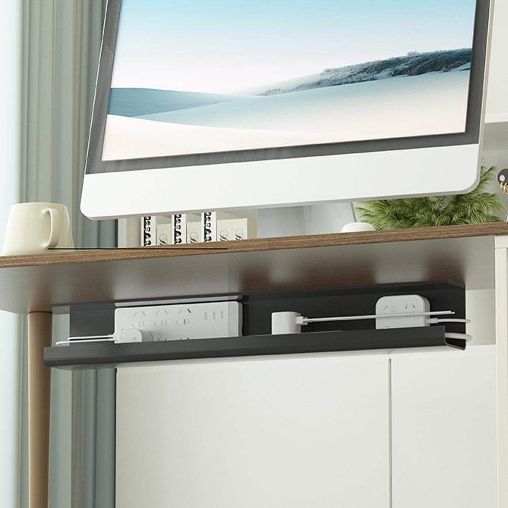 Лотки для прокладки кабелей под столом, самоклеящийся органайзер для шнуров, огнестойкая стойка для хранения кабелей для сетевого фильтра, адаптера