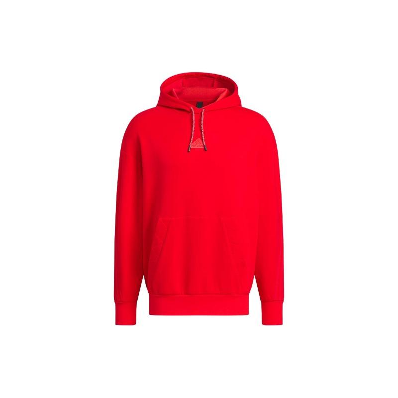 adidas Толстовка Future Style с капюшоном и светоотражающими полосками, унисекс, светло-малиновая IM9036
