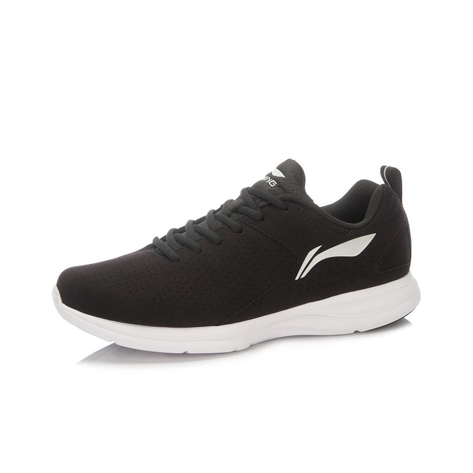 Li-Ning Базовые легкие нескользящие износостойкие низкие кроссовки для бега мужские кроссовки Черные ARBL071-2