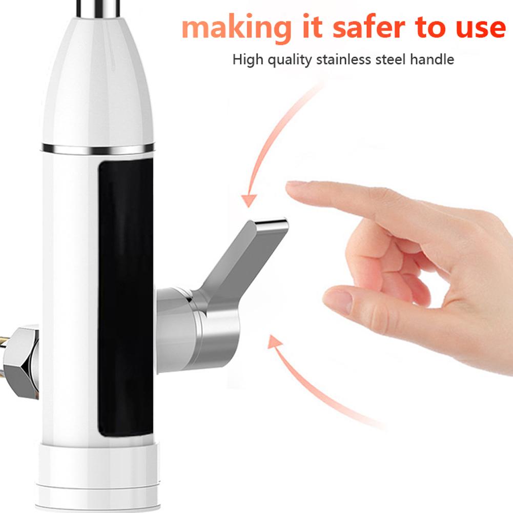 Electric Water Heaters Tap Instant Water Heaters Faucets Speed Hot Tap LCD Digital Temperature
