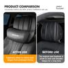 JYZ2   Car Neck Pillow Leather Pack Headrest Pain Relief Lumbar Pillow For Mercedes Benz AMG C180 C300 W124 W176 W177 C200 C260 GLC CLE