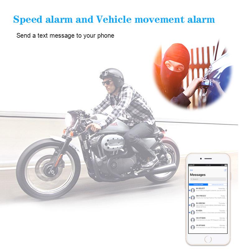 GPS Tracker Vehicle Tracking Device Waterproof Motorcycle Car Mini GPS GSM SMS Locator with Real Time Tracking Free Lifetime
