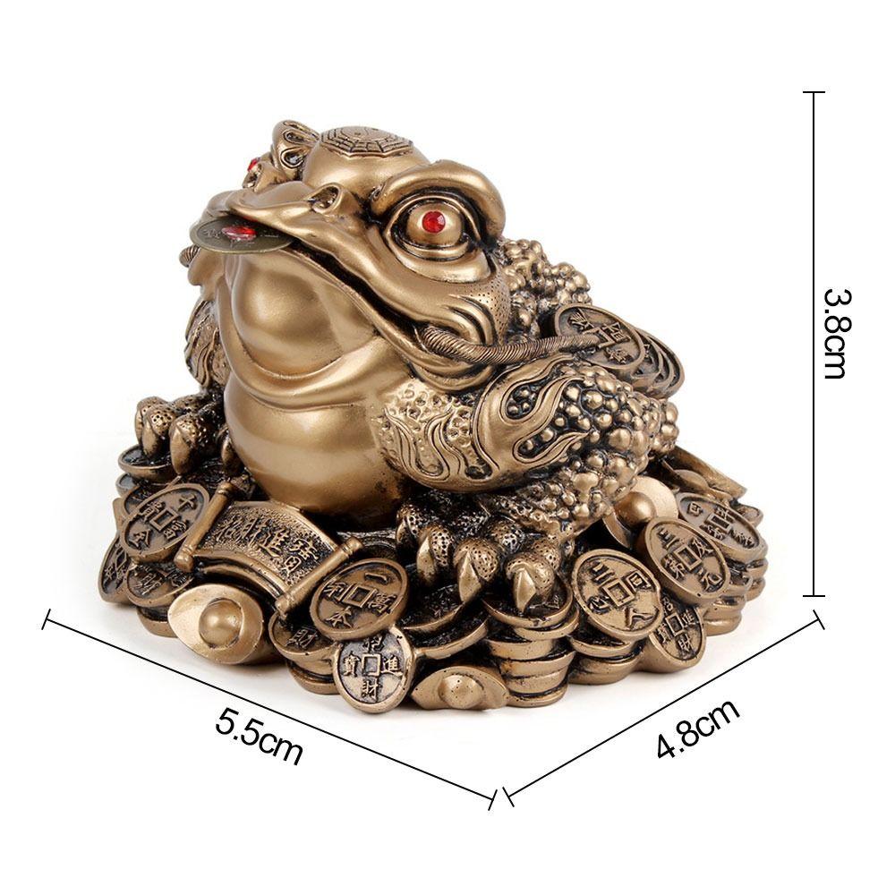 Декор для домашнего офиса Китайская лягушка удачи Фэн-шуй Жаба удачи денег