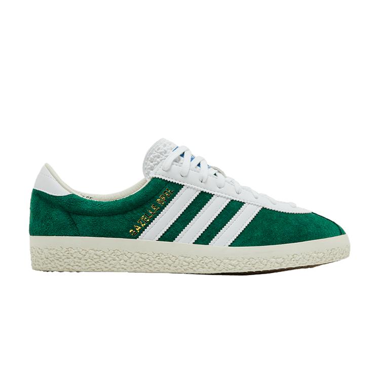 Мужские кроссовки adidas Gazelle SPZL Темно-зеленый Белый Темно-зеленый/Облачный белый/Небеленый белый