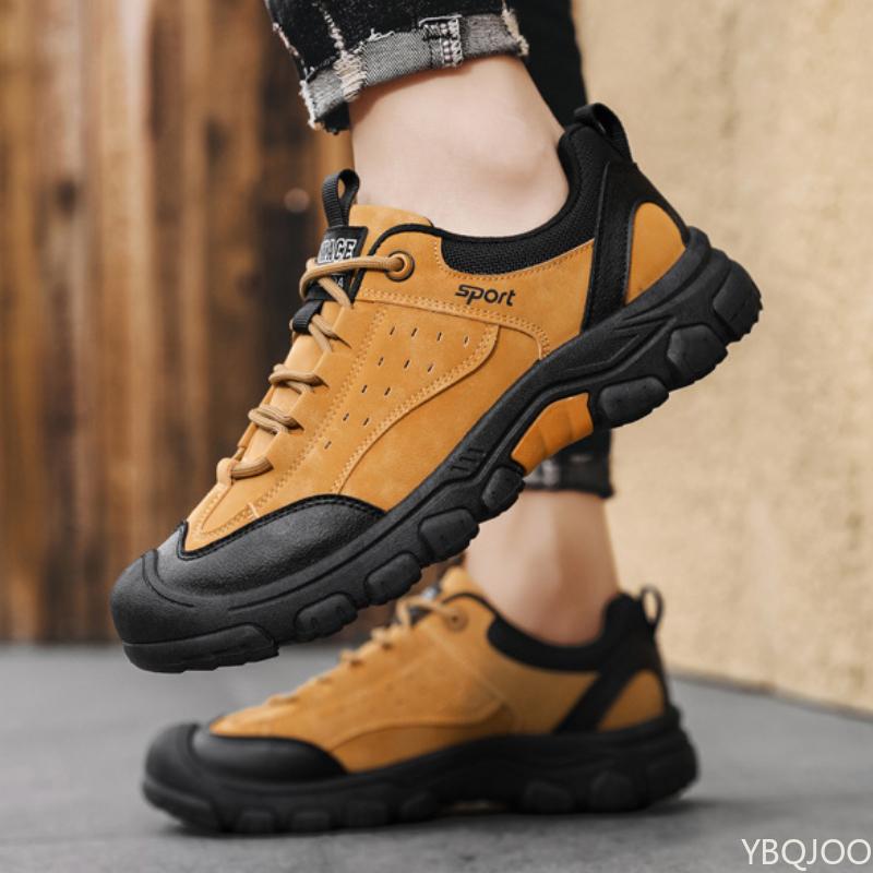 Fashion Leather Breathable Plus Size Men's Shoes New Anti Slip and Wear-resistant Sports Running Vulcanized Casual Single Shoes Sneakers