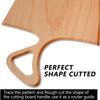 Acrylic Clear Cutting Board Handle Template Multipurpose DIY Crafts Household for Children Adult DIY Cutting Board