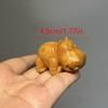 Cute Miniature Handmade Hippopotamus Wood Carving - Unique Desktop Decoration and Tea Pets - Artisan Solid Wood Decoration
