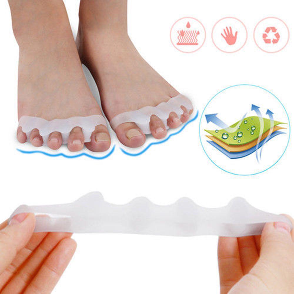 1 Pair Bunion Align Toes Relief Pain Orthotics Corrector Silicone Toe Separator Health Care