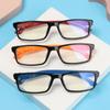 Women Men Vintage Portable Eyeglasses Anti-Blue Light Glasses Eye Protection Ultra Light Frame