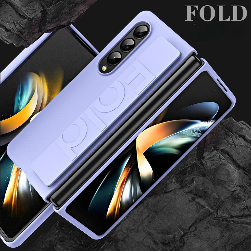 Матовый шелковистый жесткий пластиковый чехол-ремешок для Samsung Galaxy Z Fold 5 4 3 2, браслет, эластичный защитный чехол для Z Fold5 Fold4 Fold3, защитный чехол