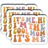 It's Me Hi I'm The Cool Mom It's Me Sticker Decorate Books Laptop Phone Water Bottles Kindles Stickers  3" Inch