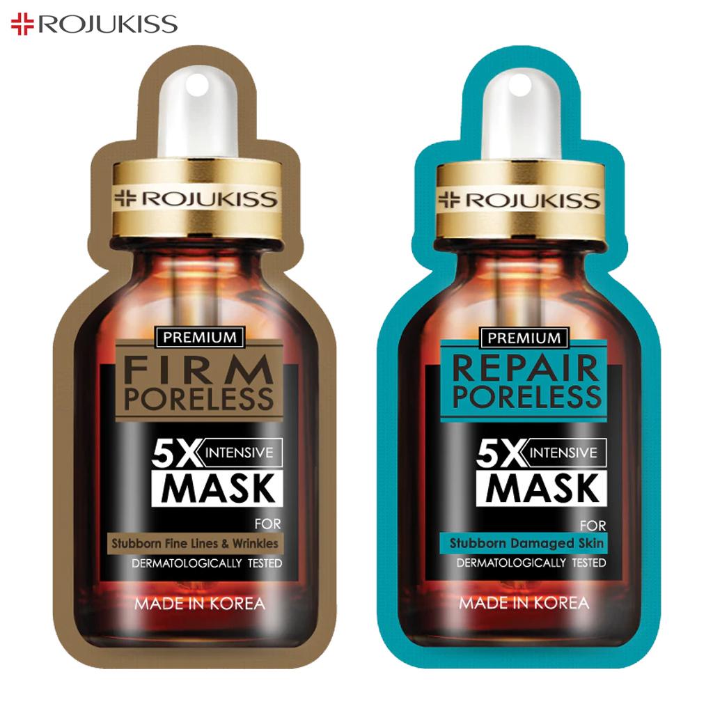 Rojukiss Акне/Укрепляющая/Красная сыворотка/Глута/HYA/Омега/Идеальная/Восстанавливающая/Белая/Цинковая интенсивная маска без пор 5X 25 мл - Thai Skincare