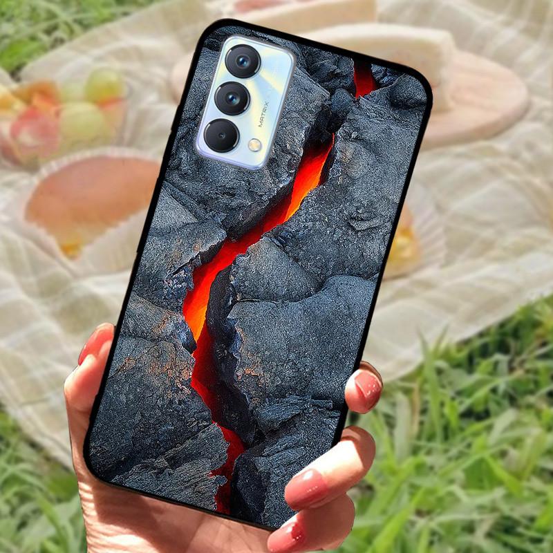 Чехол для Realme GT Master Edition Мраморный painted Cover Мягкий силиконовый ударопрочный чехол для телефона Для Realme GT Master Coque Бампер