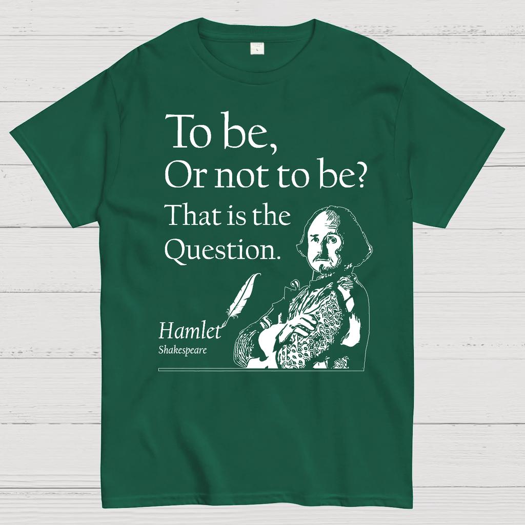 To Be Or Not To Be Hamlet Shakespeare Cotton Summer Casual Cool Loose T-Shirt
