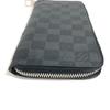 Louis Vuitton N63095 Damier Graphite Zippy WalletVertical Zip Around Long Wallet