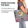 Sailor Moon Body Diaper Shopping Large Capacity Tote Kuma no Gakkou Makeup Eco Convenience Store Shopping Durable Convenience 50cm Wide x 40cm High x