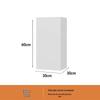 Mobile Rectangular Metal Partition Planter