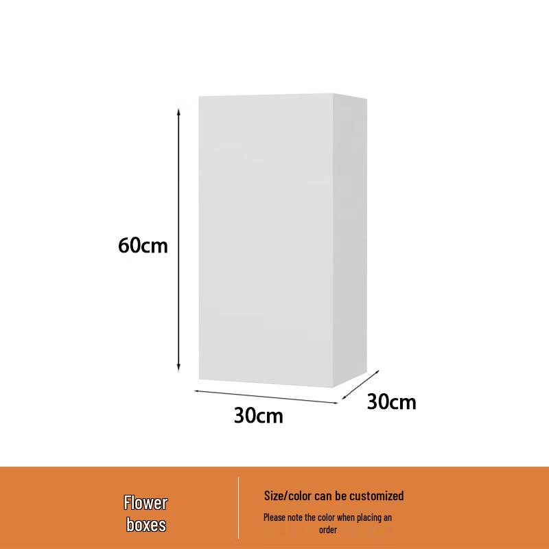 Mobile Rectangular Metal Partition Planter