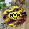 1pc B-BVB Carpet, Round Rug, Comfortable, Suitable for Entryways, Living Rooms, Office, And Bedrooms, Christmas Decoration