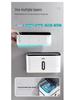 Punch-Free Waterproof Wall-Mounted Toilet Paper Holder and Storage Rack