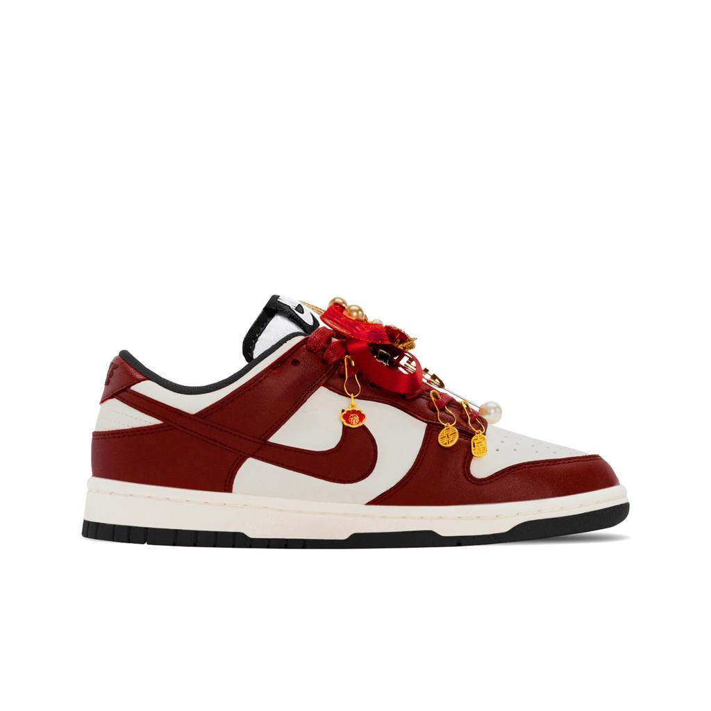 Nike Кроссовки Dunk Box, Свадебная обувь, Амортизация с рисунком Дракона и Феникса, Износостойкие низкие кеды для скейтборда DD1391-100(Team2364-S-BOX)