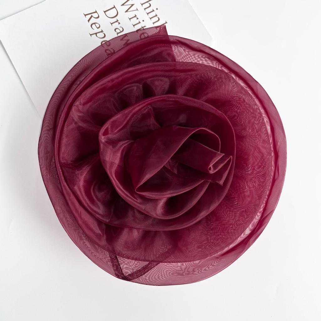 Цветная органза, трехмерная цветочная корсажная декоративная тканевая наклейка, ручная работа, аксессуары для ювелирных изделий, имитация цветка, аксессуары для одежды