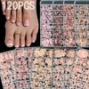 120Pcs Press On Tip Nails Set Glossy Fake Toe Nails Luxury Short Tip Toenail  Nails Art