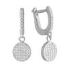 Silver Earrings with Cubic Zirkonia (2067436)