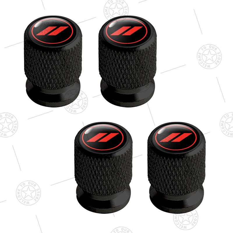 4pcs // Logo Car Wheel Tire Valve Caps Air Stem Aluminum Accessories For Dodge Caliber Viper Magnum Chevrolet Challenger Journey T999