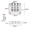 3 String Bridge Replacement Parts Zinc Alloy 3 String Guitar Bridge 3 String Tailpiece Bridge
