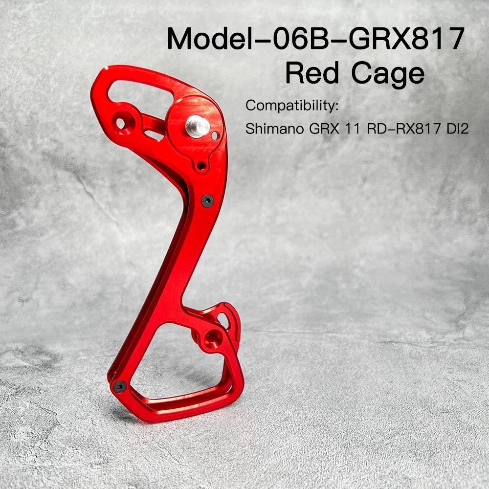 Gravel Rear Derailleur Cage Pulley Wheels for Gravel Derailleur Oversized Bearing For Shimano GRX 11-speed RD-RX812 RX817 Di2
