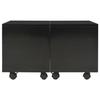 VidaXL Coffee Table High Gloss Black 60x60x35 Cm Chipboard