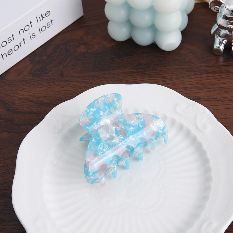 Высококачественная французская имитация ацетата заколка для волос «Маленький монстр» - Элегантная маленькая заколка-акула для женской прически