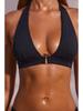 Sina 2024 Women's Sexy Solid Color U-Buckle Bikini Set