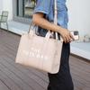 Korean Style Versatile Large Capacity Letter Tote - Fashionable Casual Shoulder and Crossbody Bag.