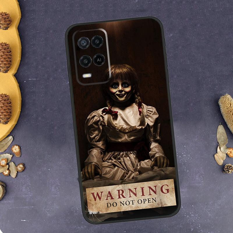 Чехол для телефона Annabelle Horror Movie для Oppo A79 A18 A38 A58 A78 A98 A17 A40 A60 A80 A16 A76 A96 A15 A74 A94 A54 A77