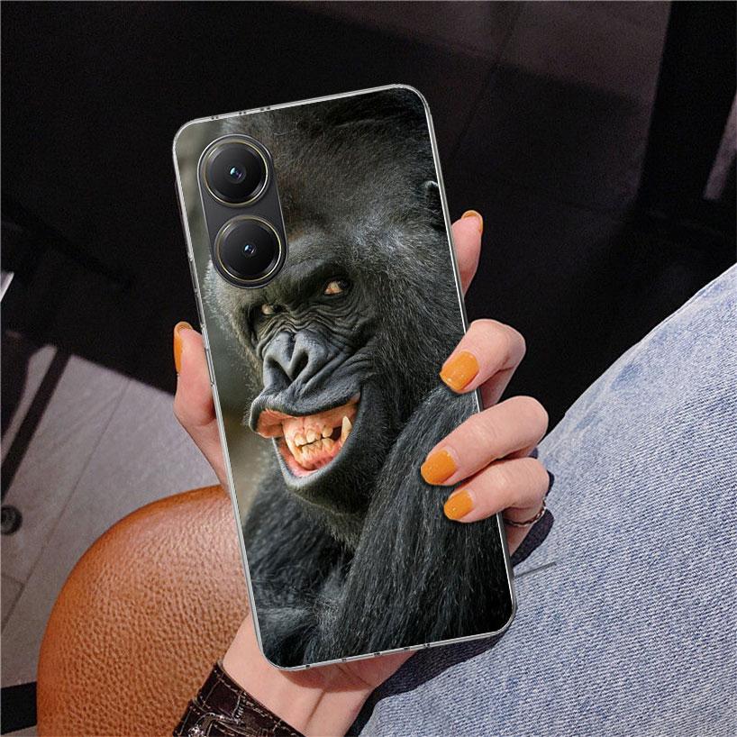 Monkey Memes Phone Case For Xiaomi Poco X7 X6 X5 Pro F7 Ultra Redmi 15C 15 13C 13 12C 12 10 10A 10C 9 9A 9C 9T Cover Poco X7 X6