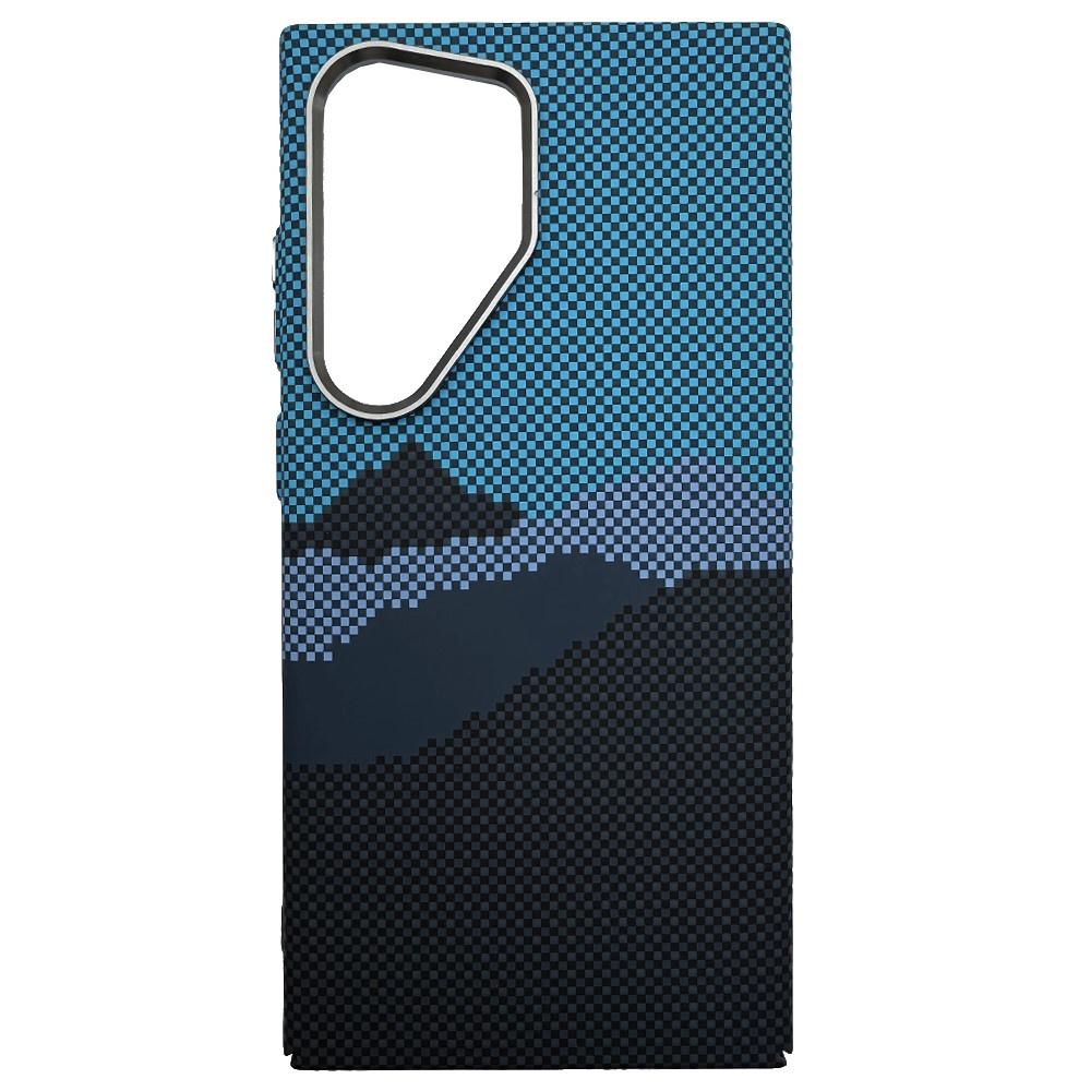 Samsung Galaxy S24 Ultra Case, Carbon Fiber MagSafe, Blue / Navy